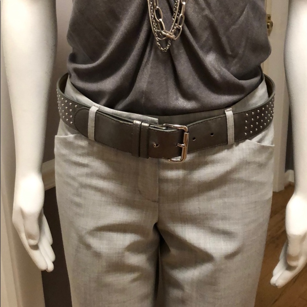 Express Design Studio Light Grey Editor Pants - image 4